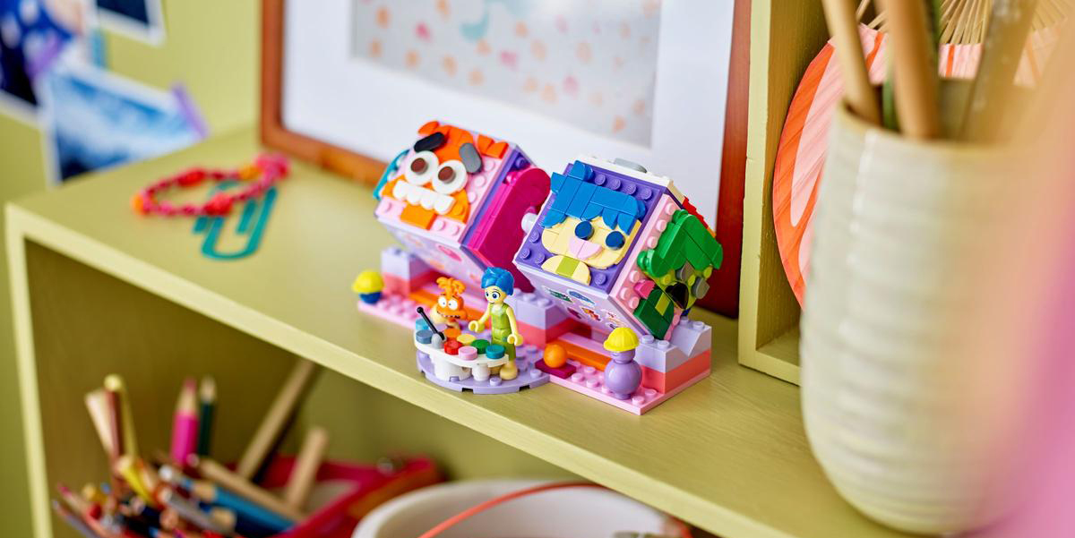 A group of toys on a shelf