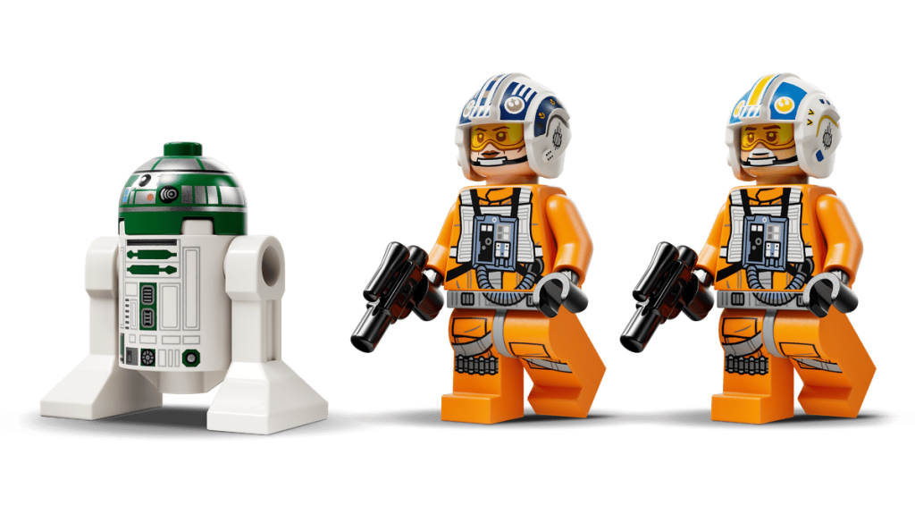 A group of toy figures