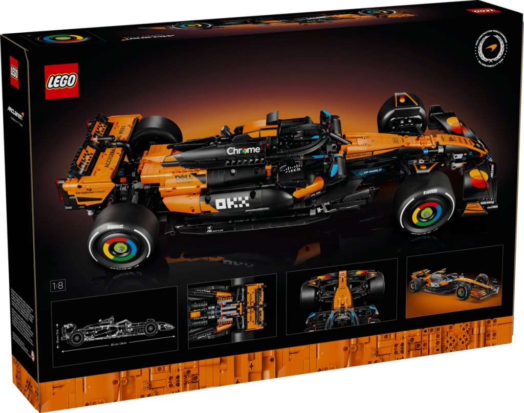 A box of lego race car