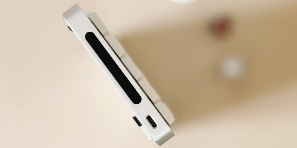 A close up of a device