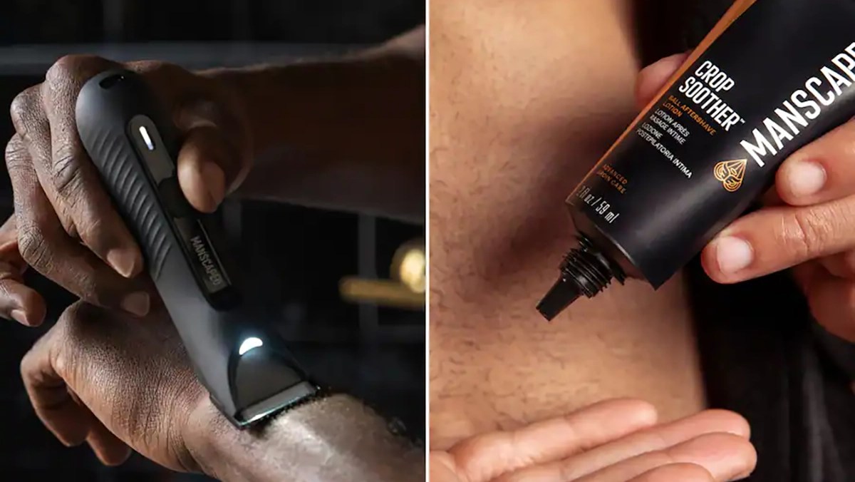 A man using a shaver