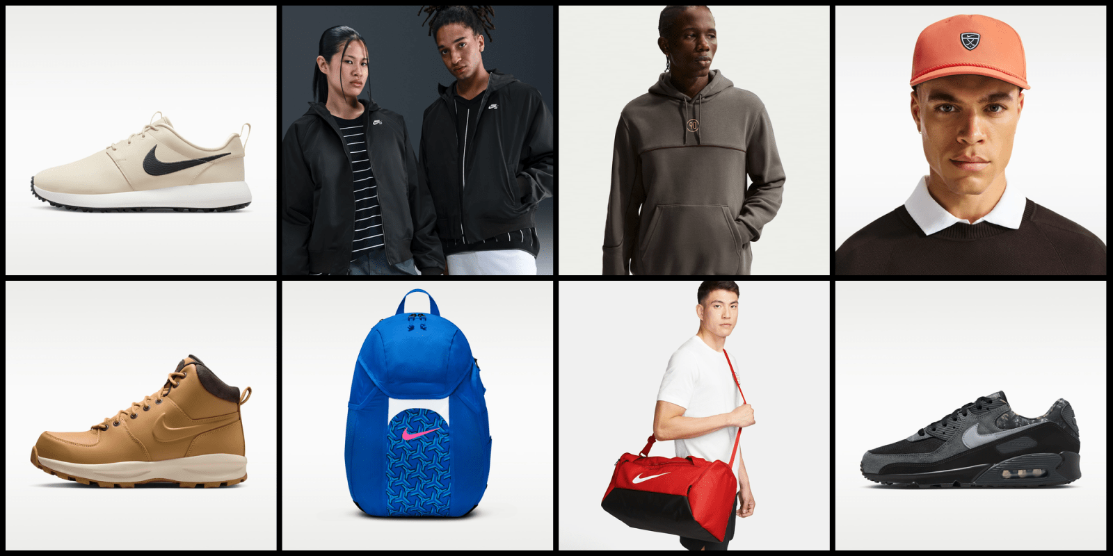 A collage of men and women