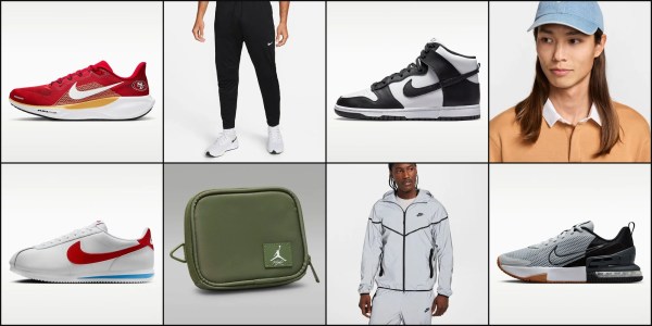 A collage of a man's clothes and shoes