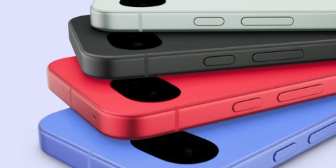 A stack of cell phones