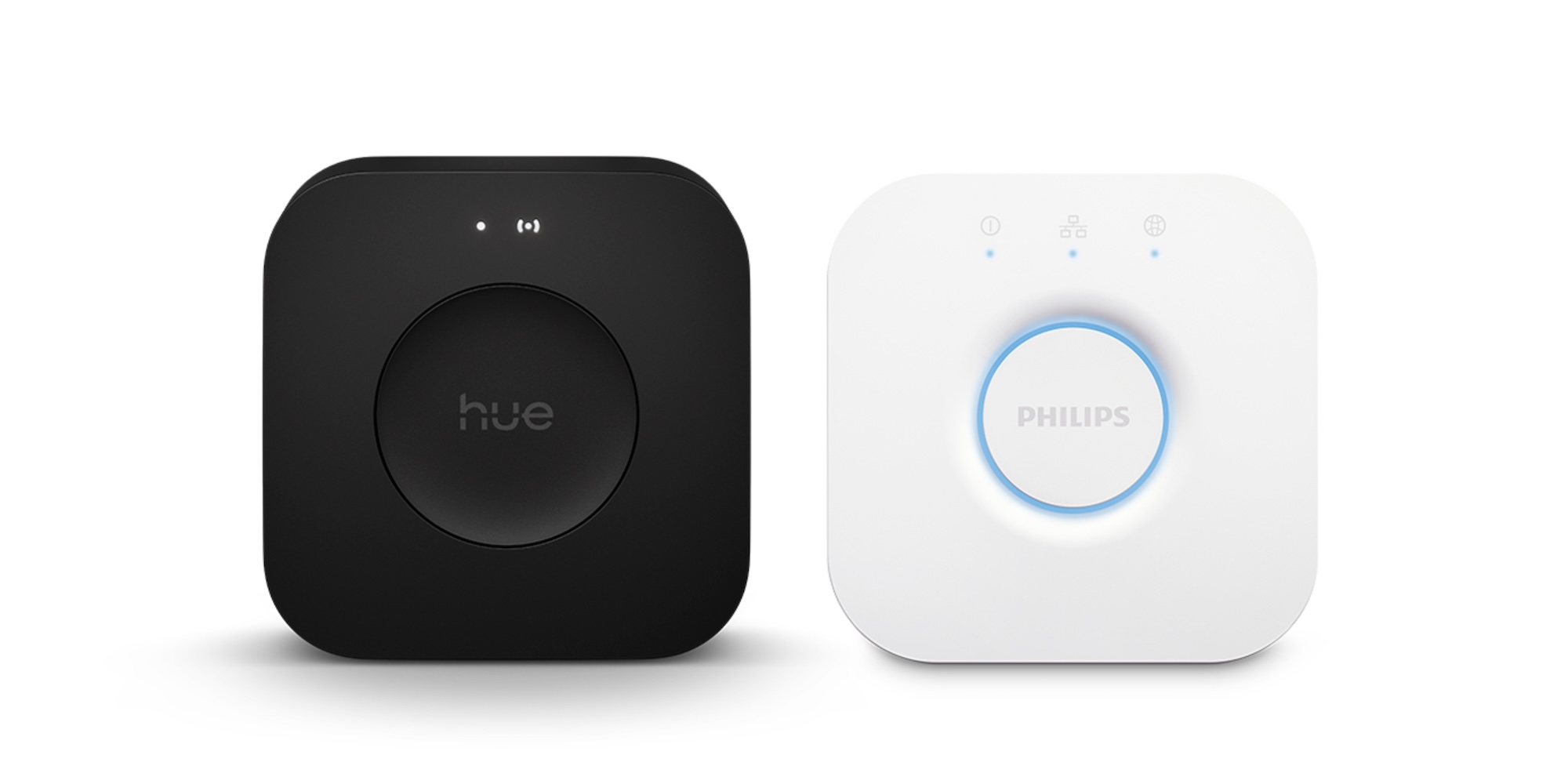 A black and white square electronic devices