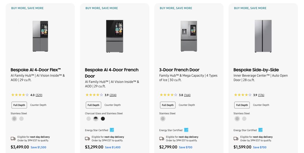 A screenshot of a product