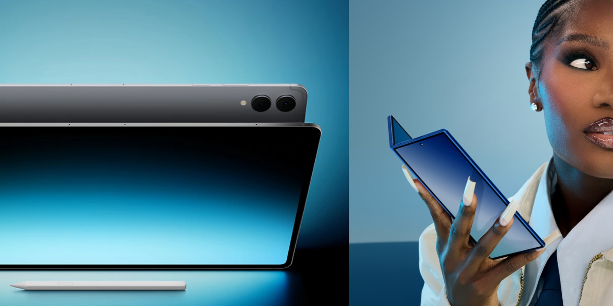 A close-up of a tablet