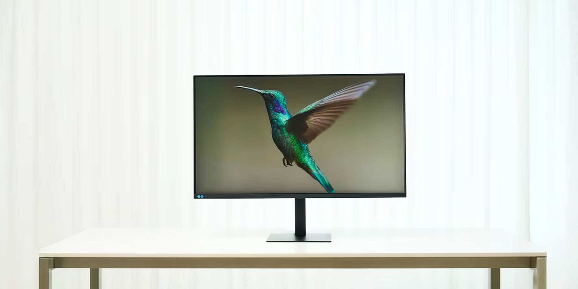 Image showing a render of Samsung's 37-inch S80UD monitor.
