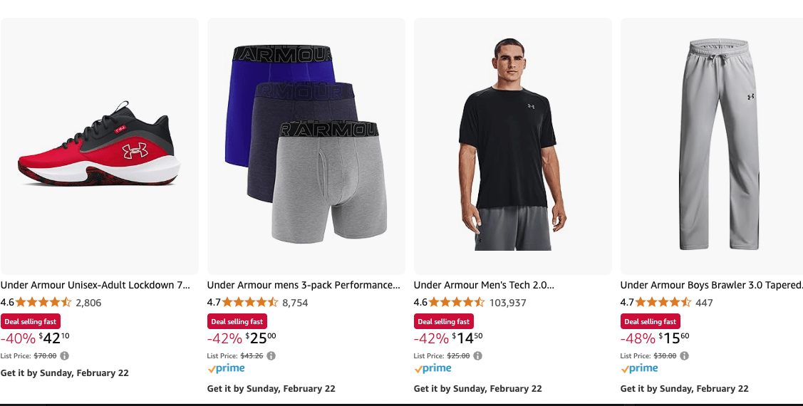 A screenshot of a website