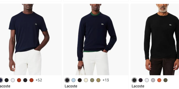 A collage of a man wearing a blue sweater