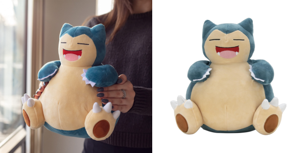 A woman holding a stuffed animal