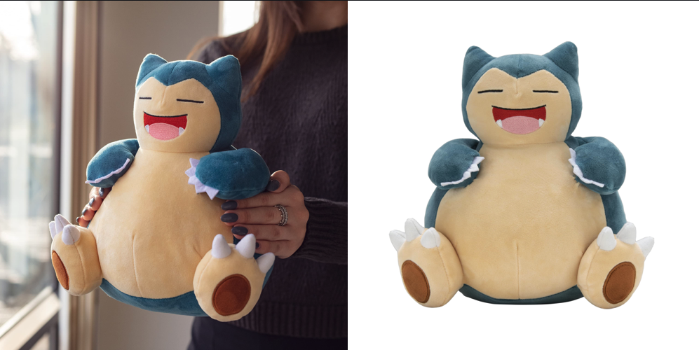 A woman holding a stuffed animal