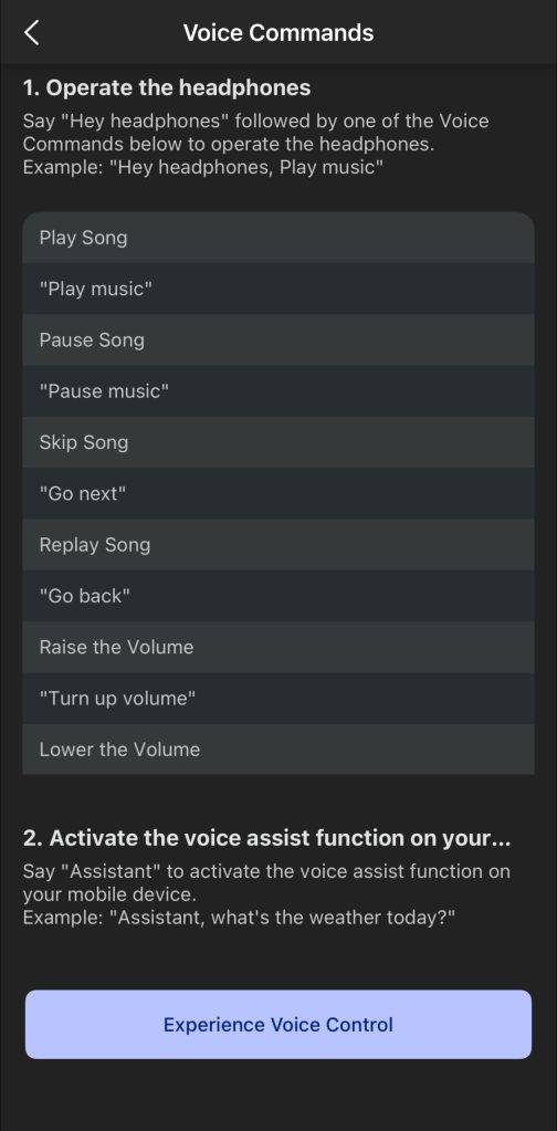 A screenshot of a music player