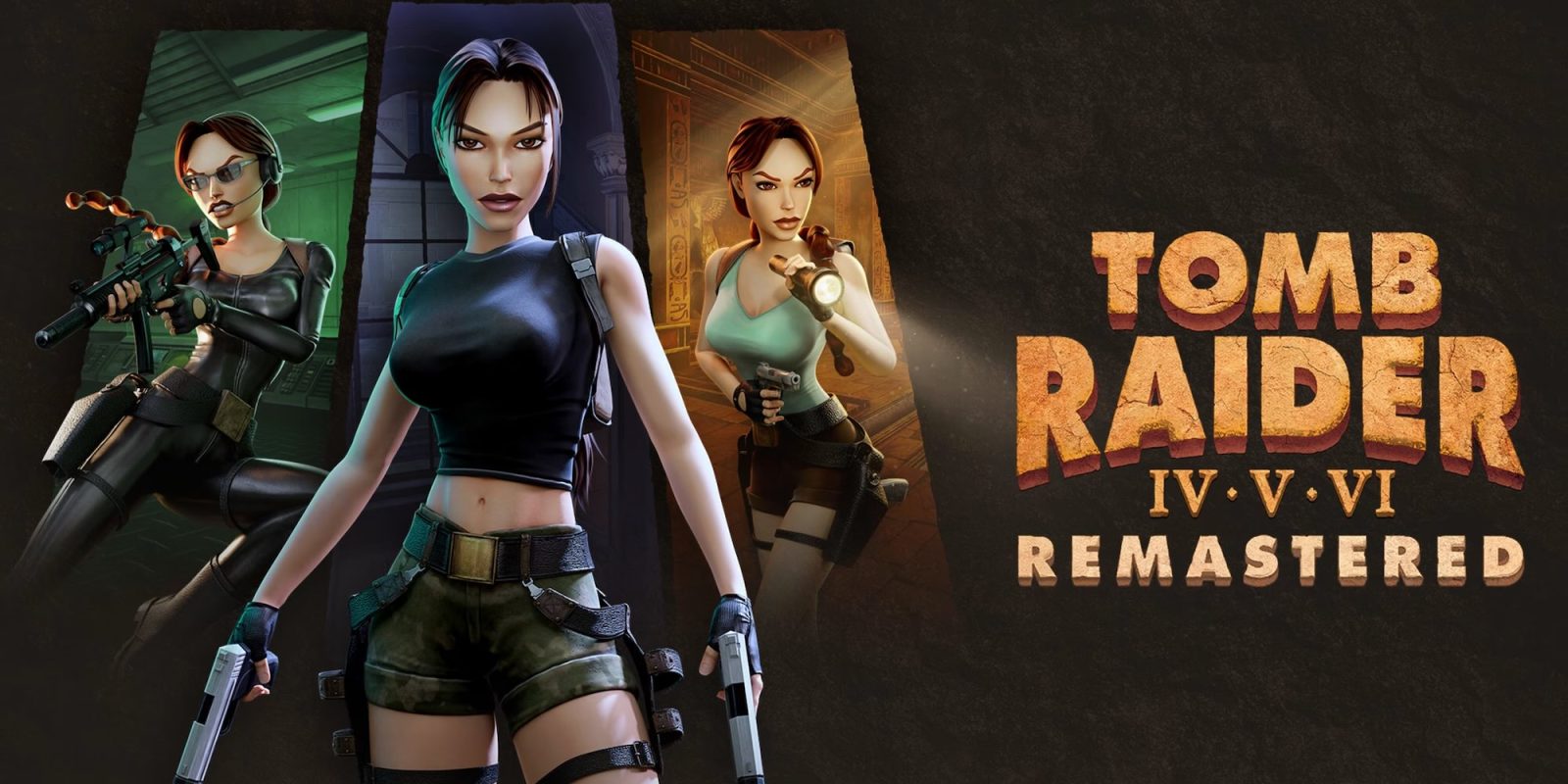 A video game poster with a woman holding guns