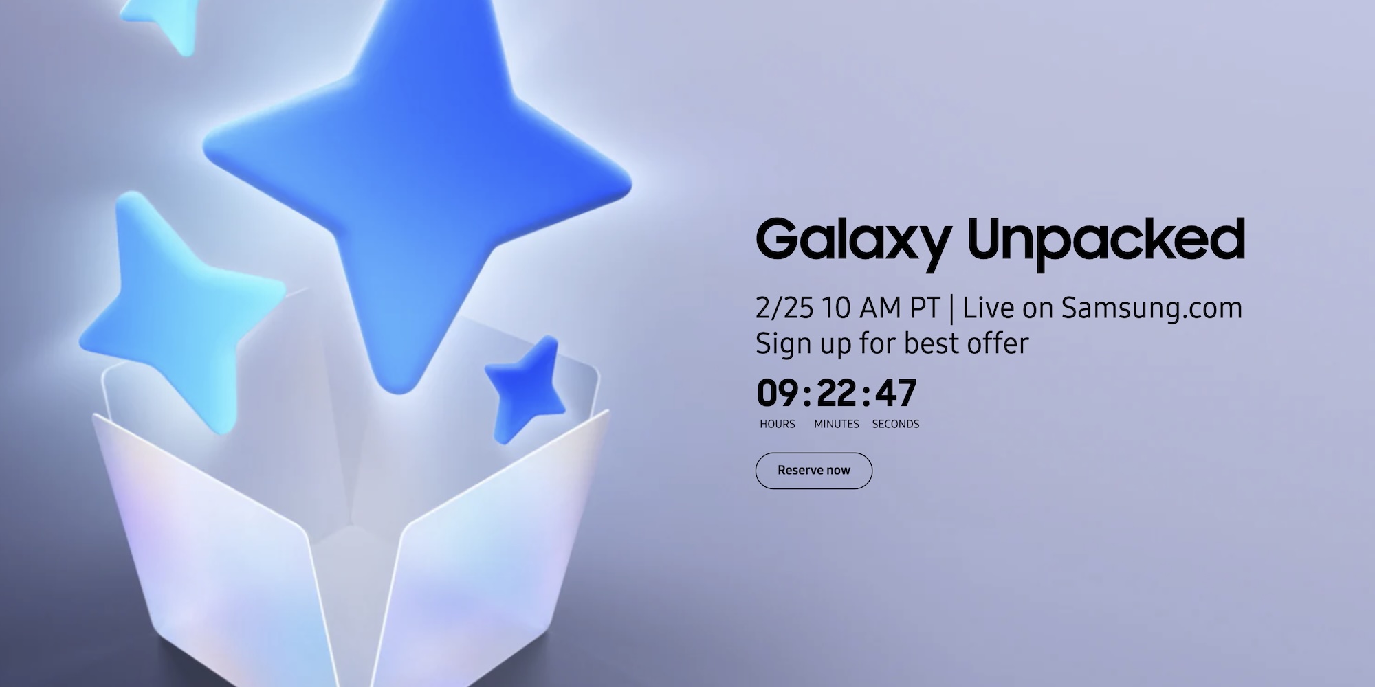 A blue stars in a box