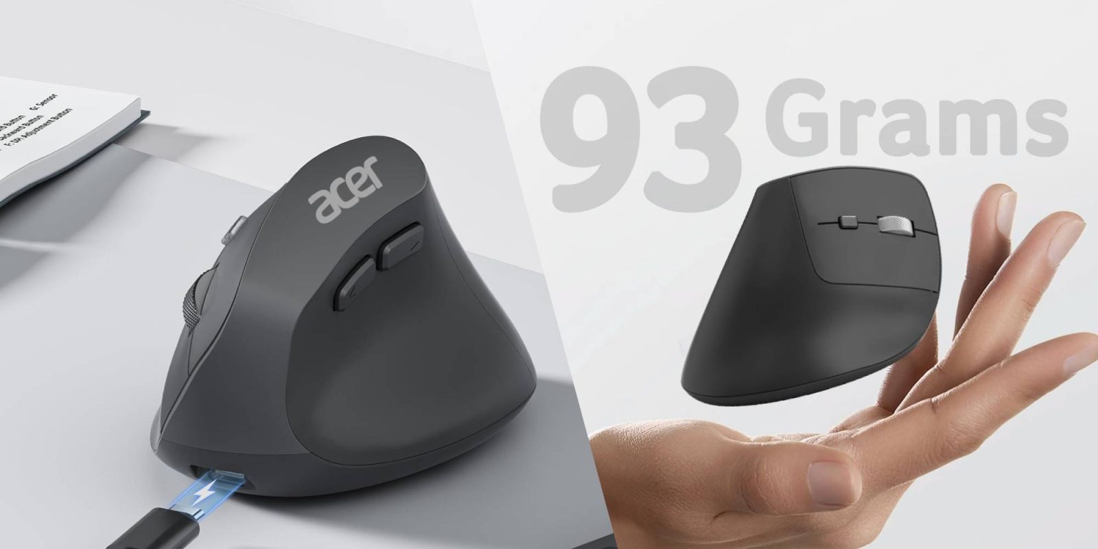 A close up of a computer mouse