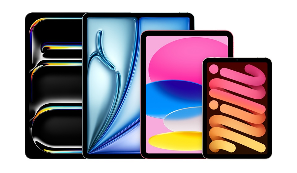 A group of different electronic devices