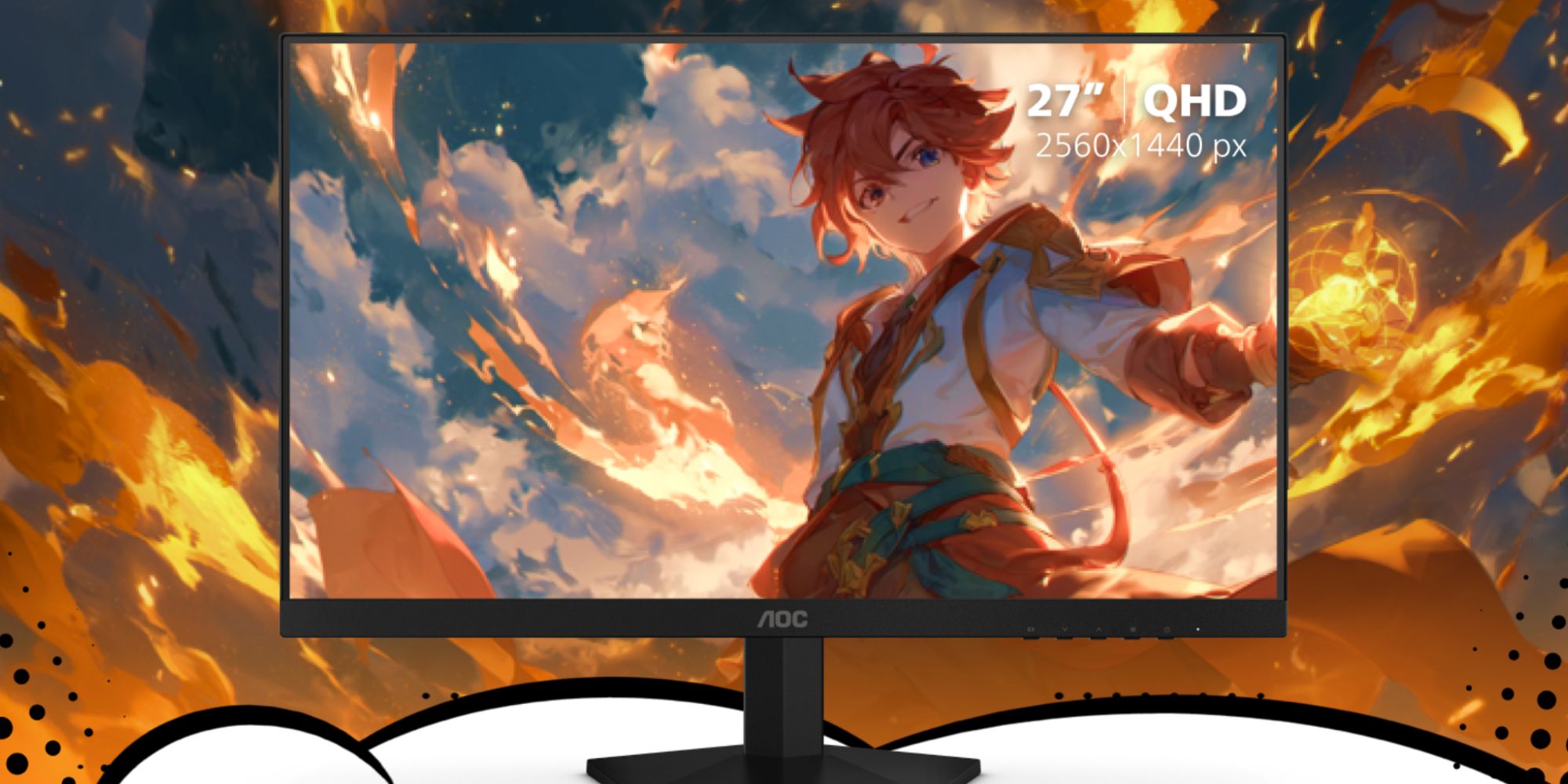 A computer screen with a cartoon character on it