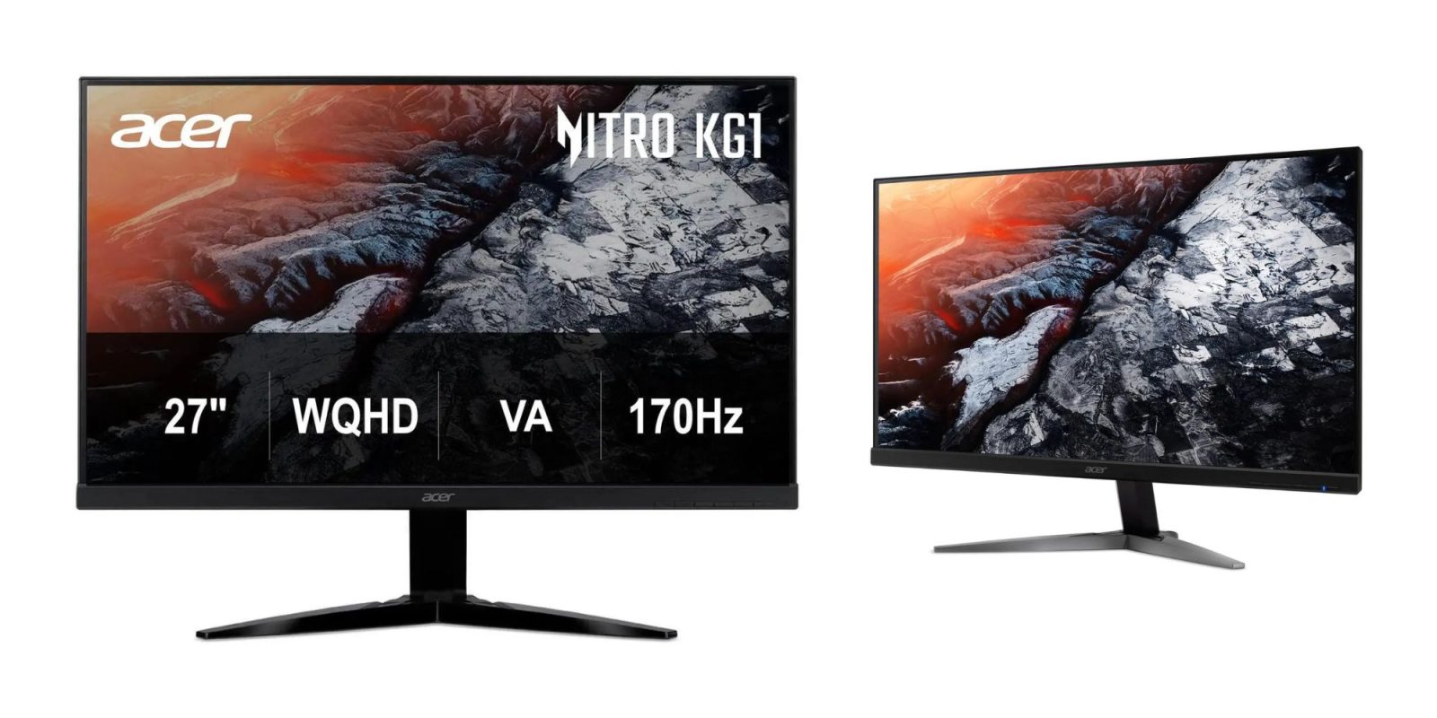 Image showing renders of Acer's Nitro gaming monitor.