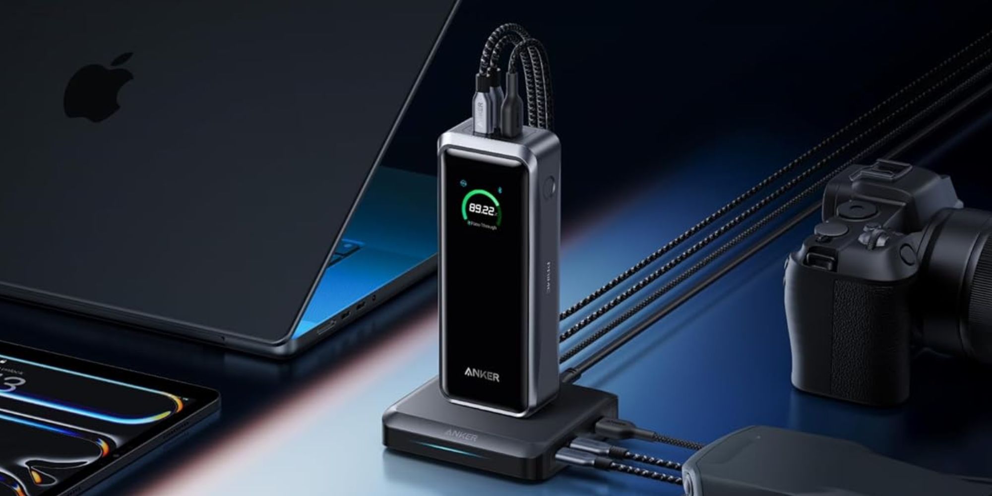 A device with cables connected to it