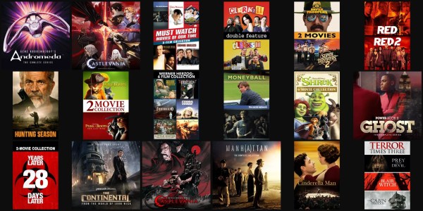 A collage of movies