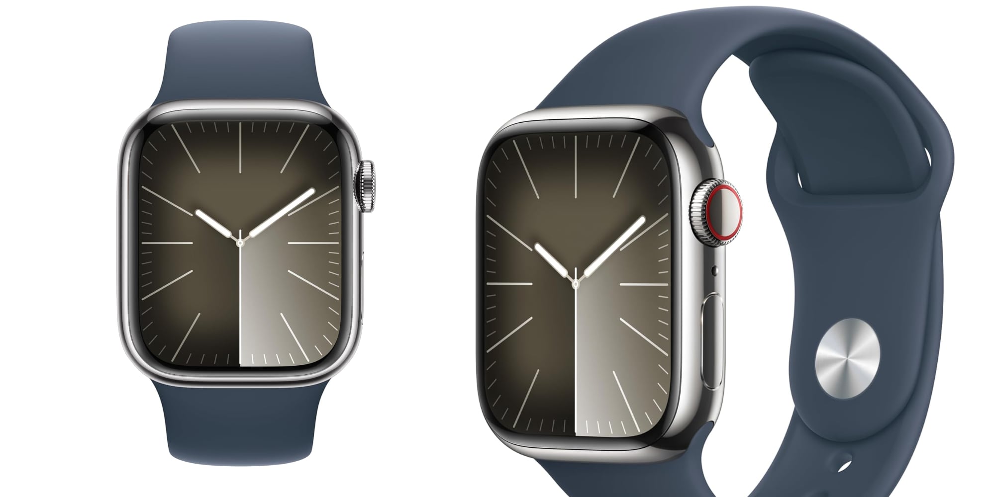 A close up of a watch