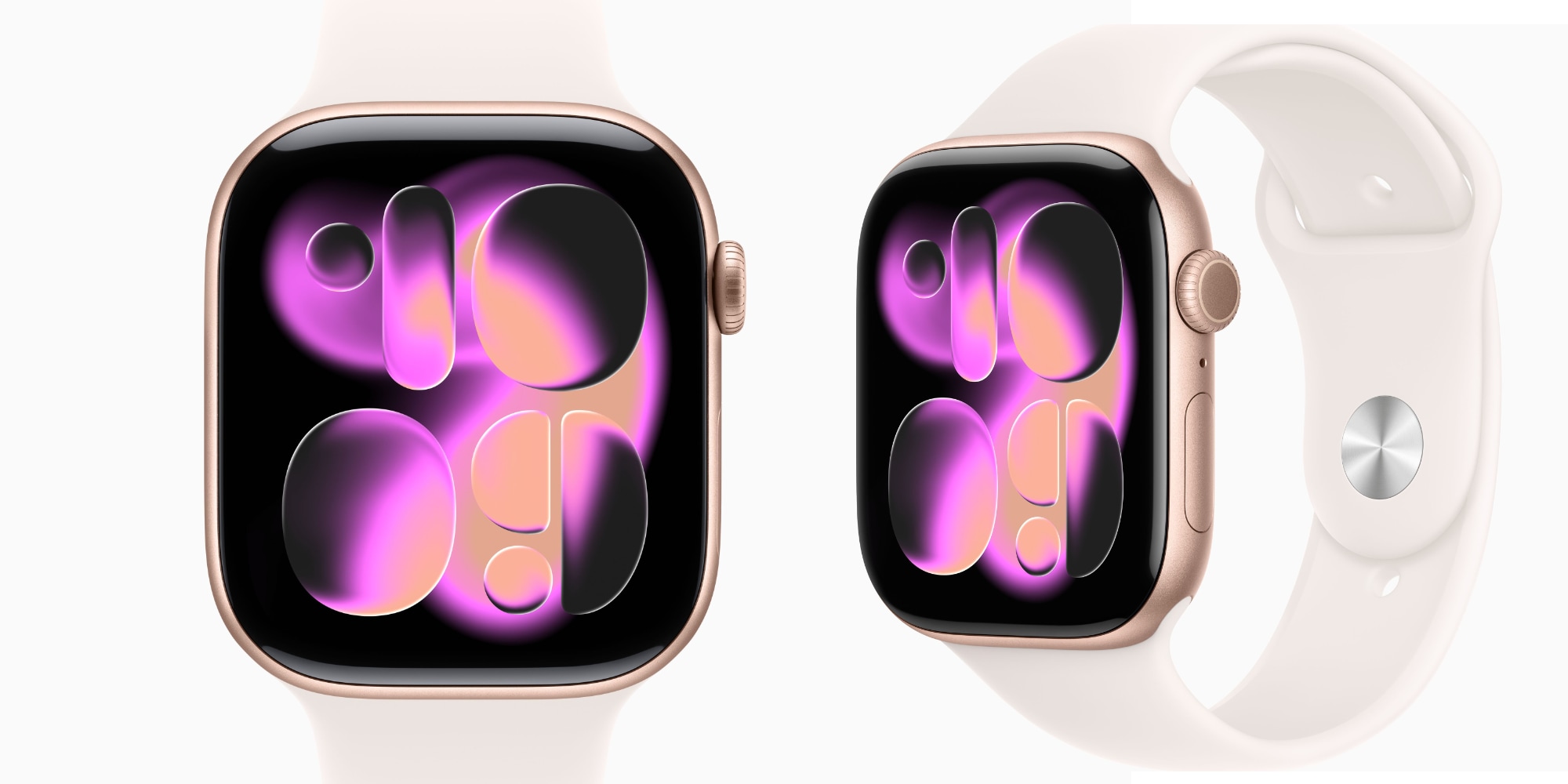 A close up of a smart watch