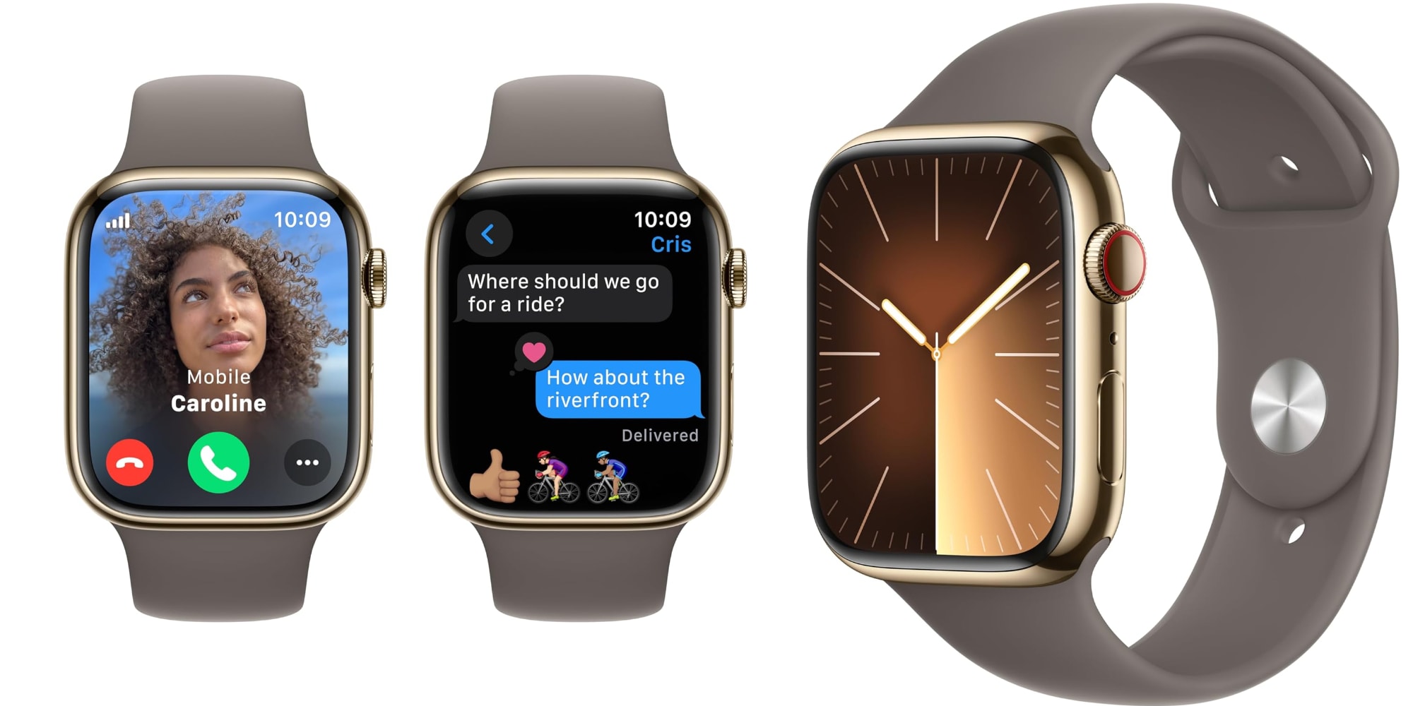 A close up of a smart watch