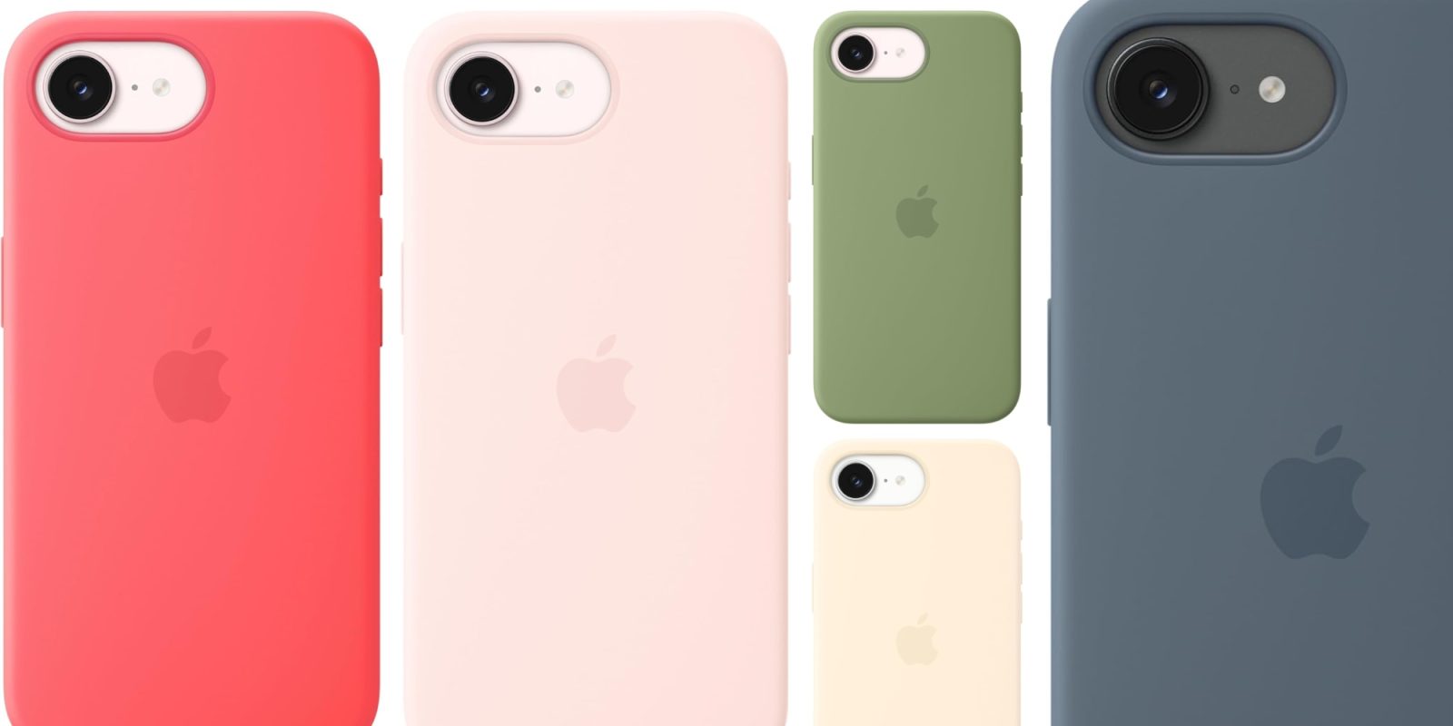 A group of cell phones