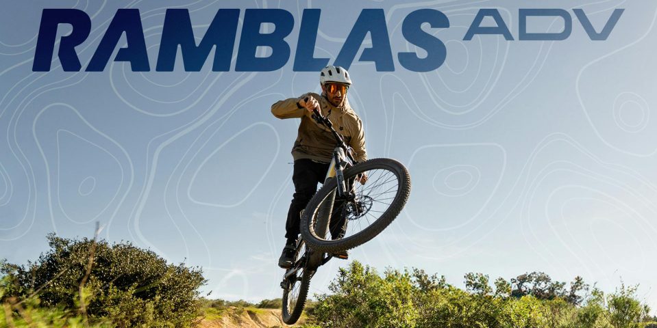 A man riding a bike
