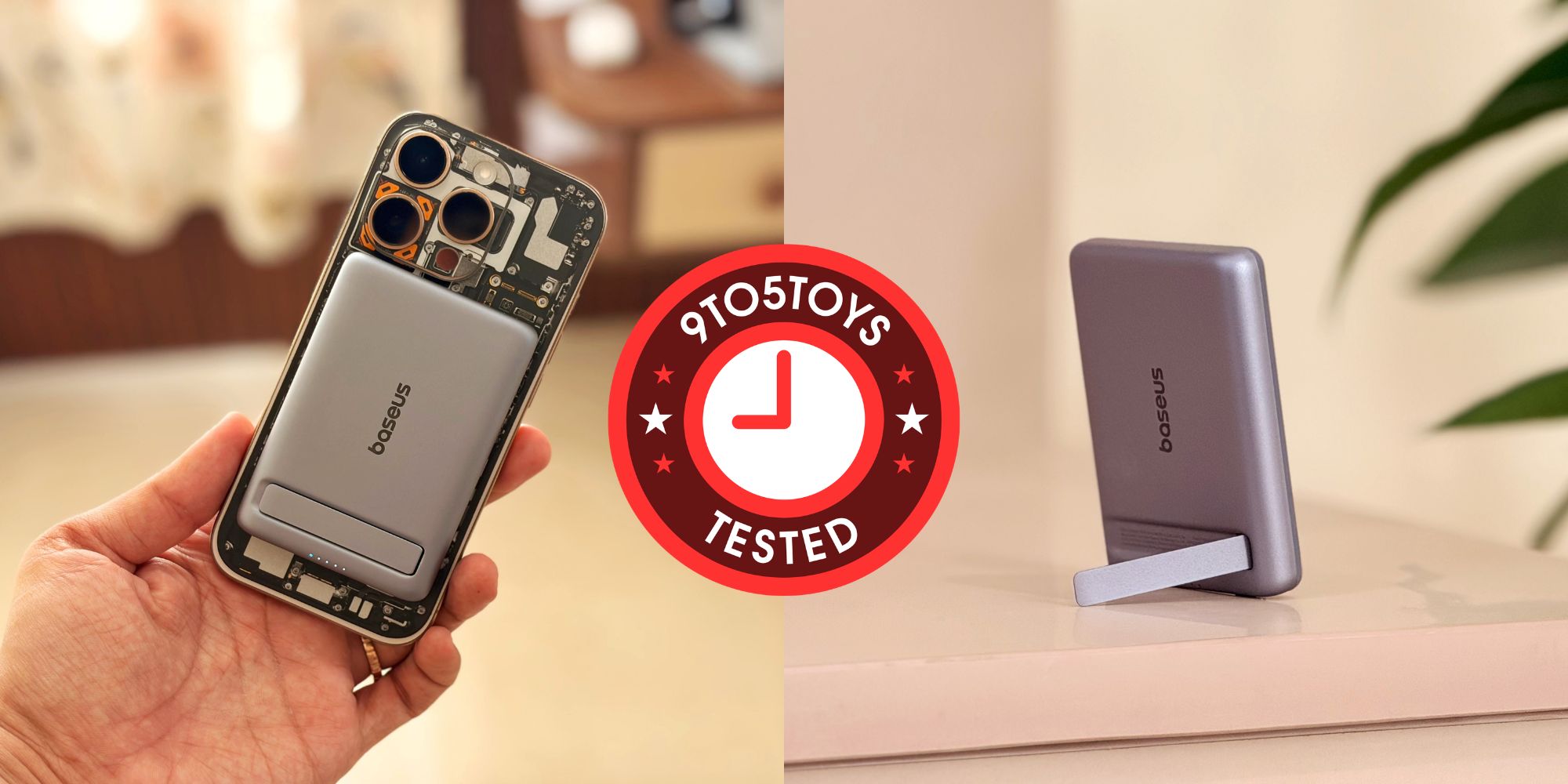 Image showing Baseus' Picogo Qi2 15W power bank.