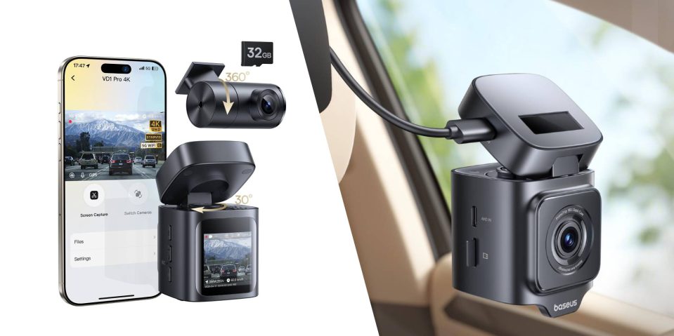 A close up of a car camera