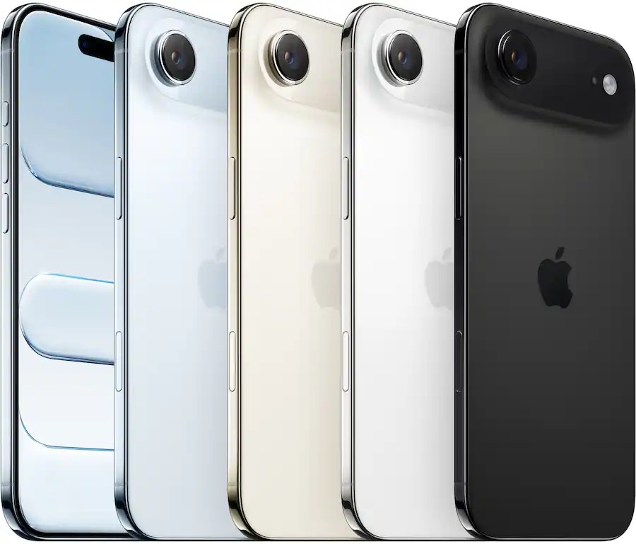 A group of cell phones