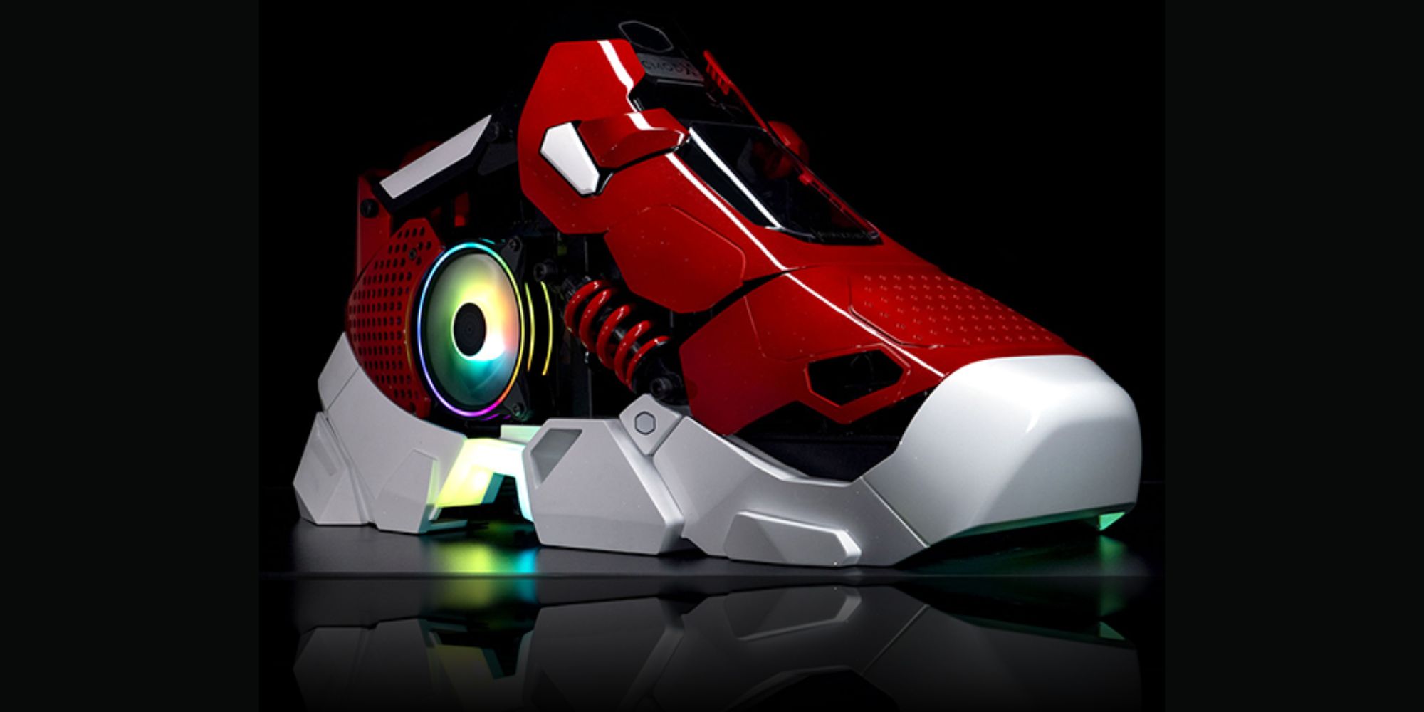 Image showing a render of Cooler Master's Sneaker X PC case.