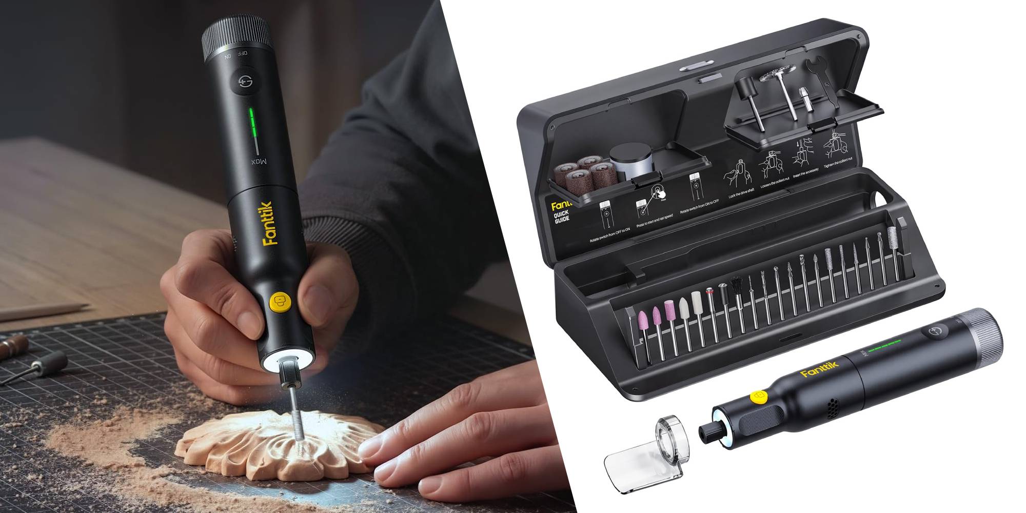 A close up of a tool