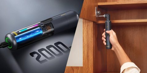 A hand holding a tool