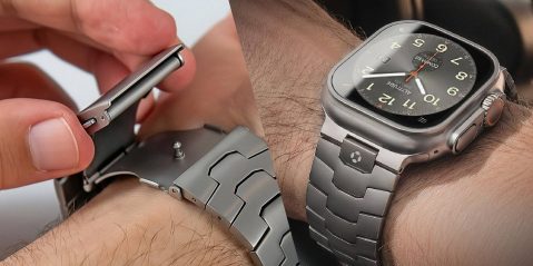 A close up of a watch