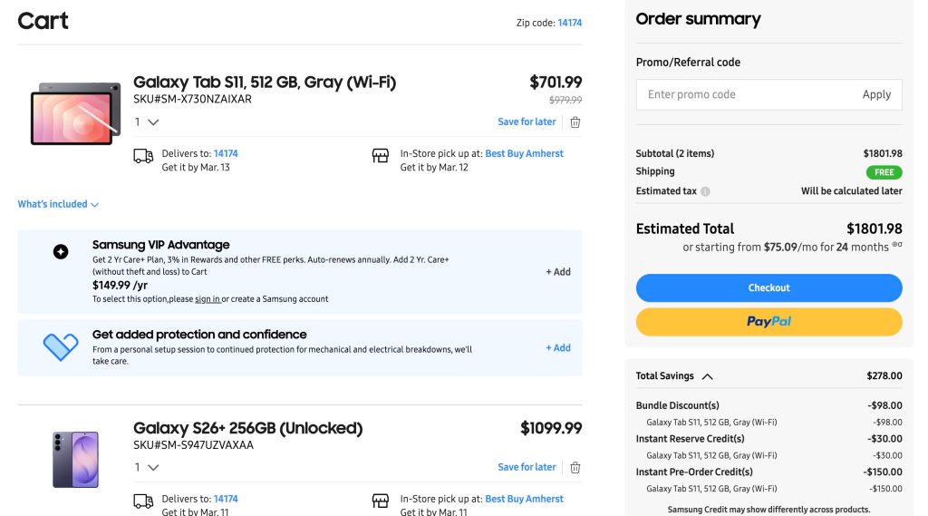 A screenshot of a website