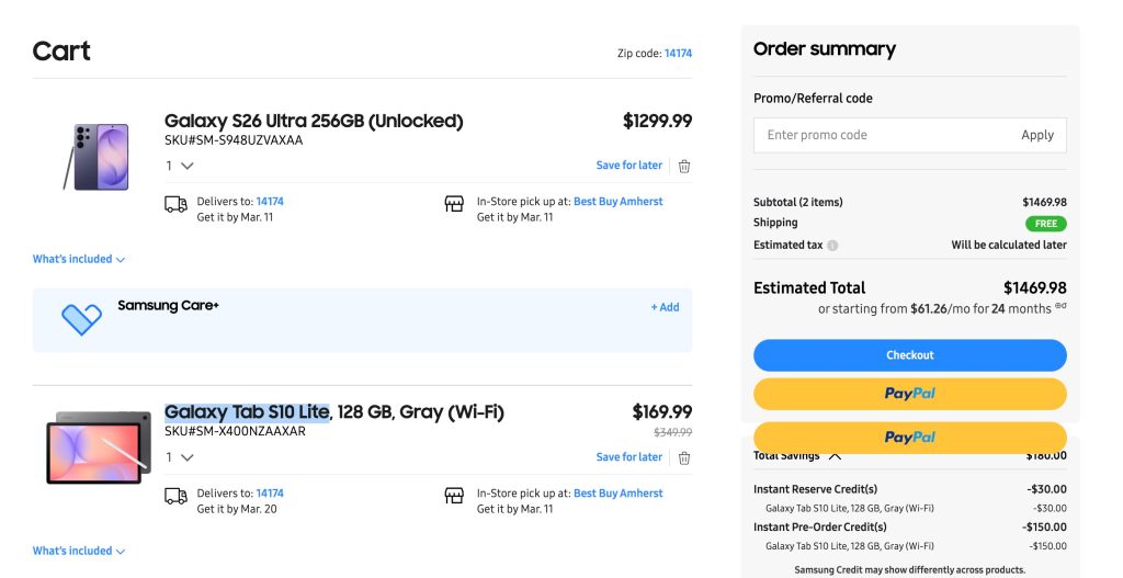 A screenshot of a website