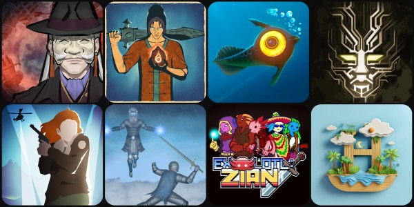 A collage of images of characters