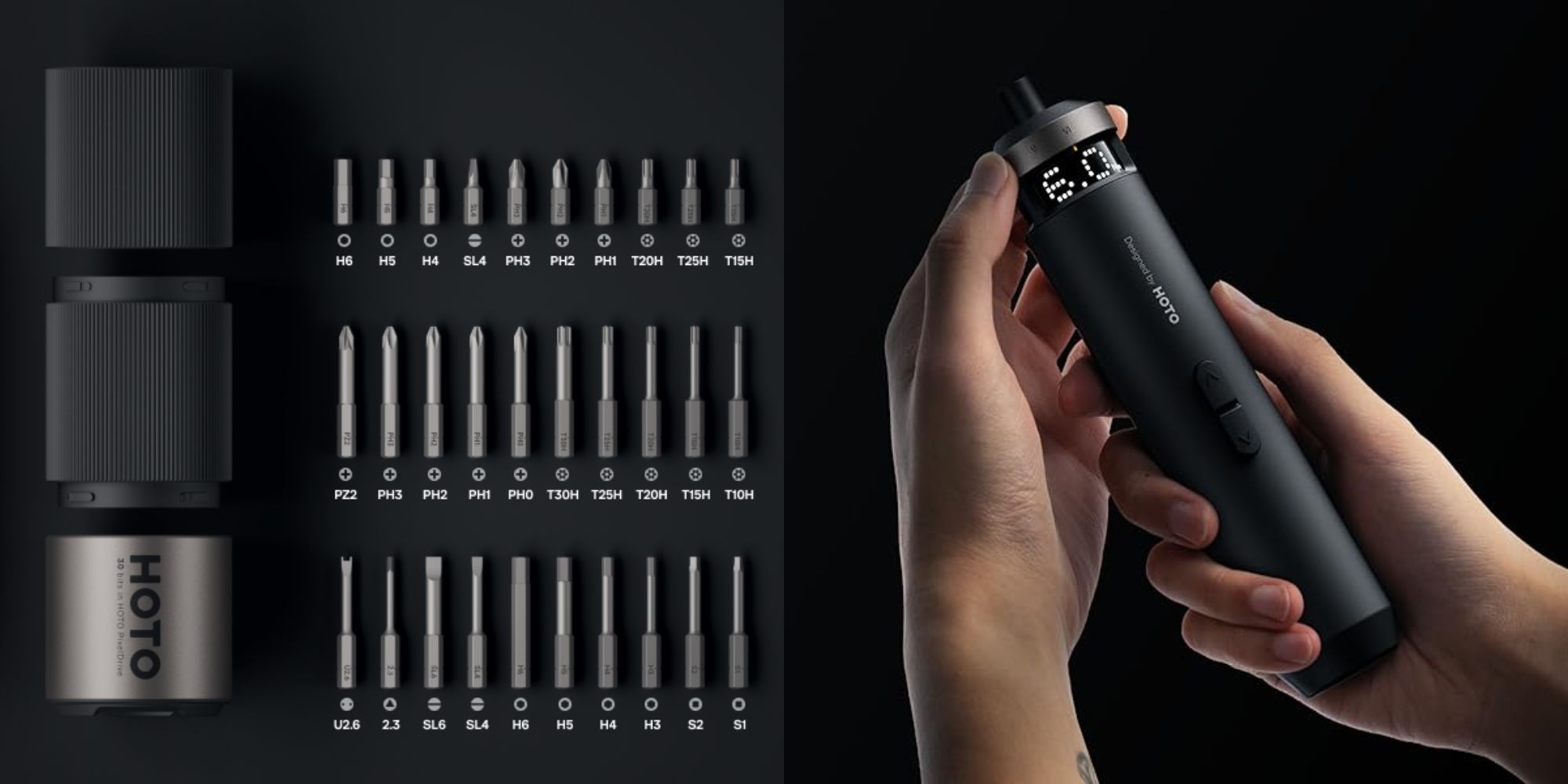 A hand holding a tool