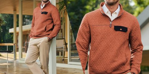 A collage of a man wearing a jacket