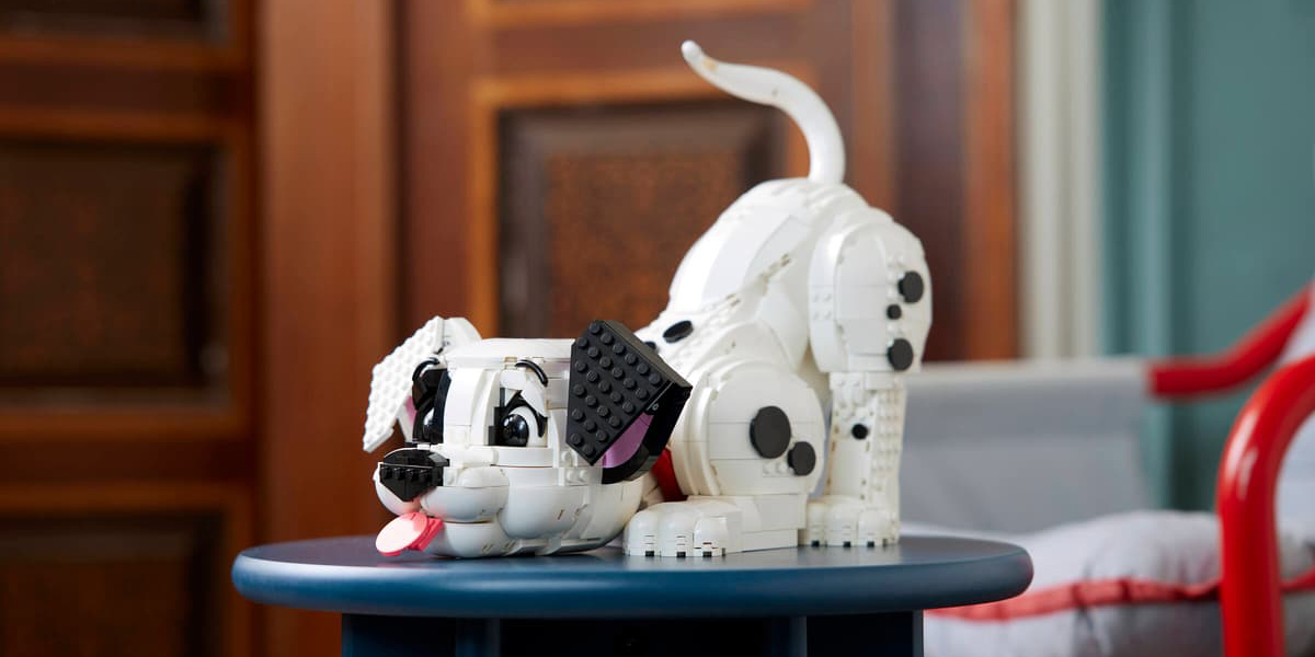 A white dog toy on a table