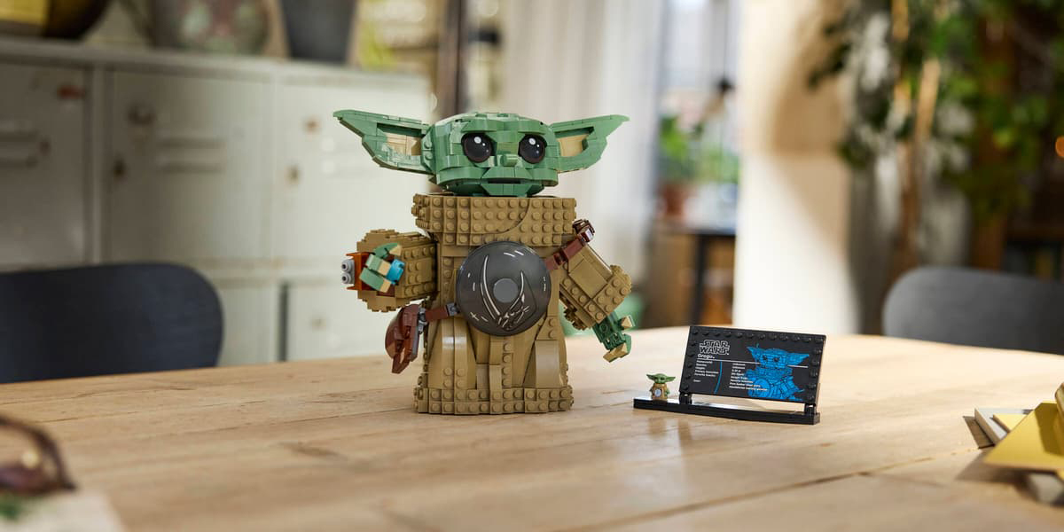 A toy figurine of a character on a table