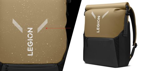 A close up of a backpack