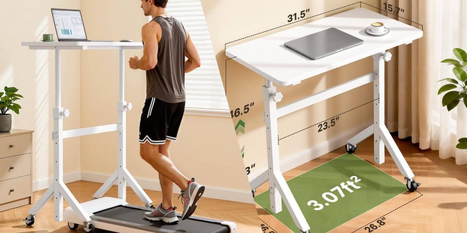 A man running on a treadmill