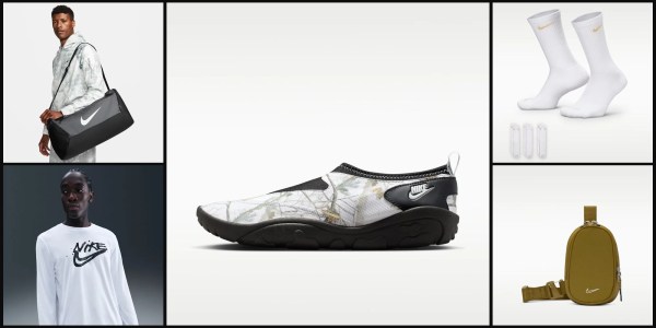 A white and black shoe