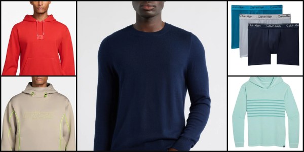 A man wearing a blue sweater