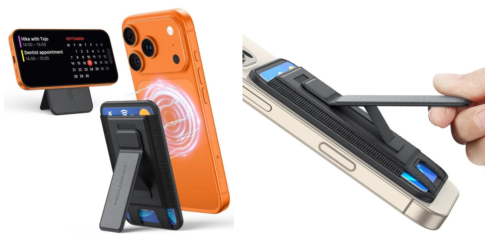 Image showing renders of OMOTON MagSafe wallet.