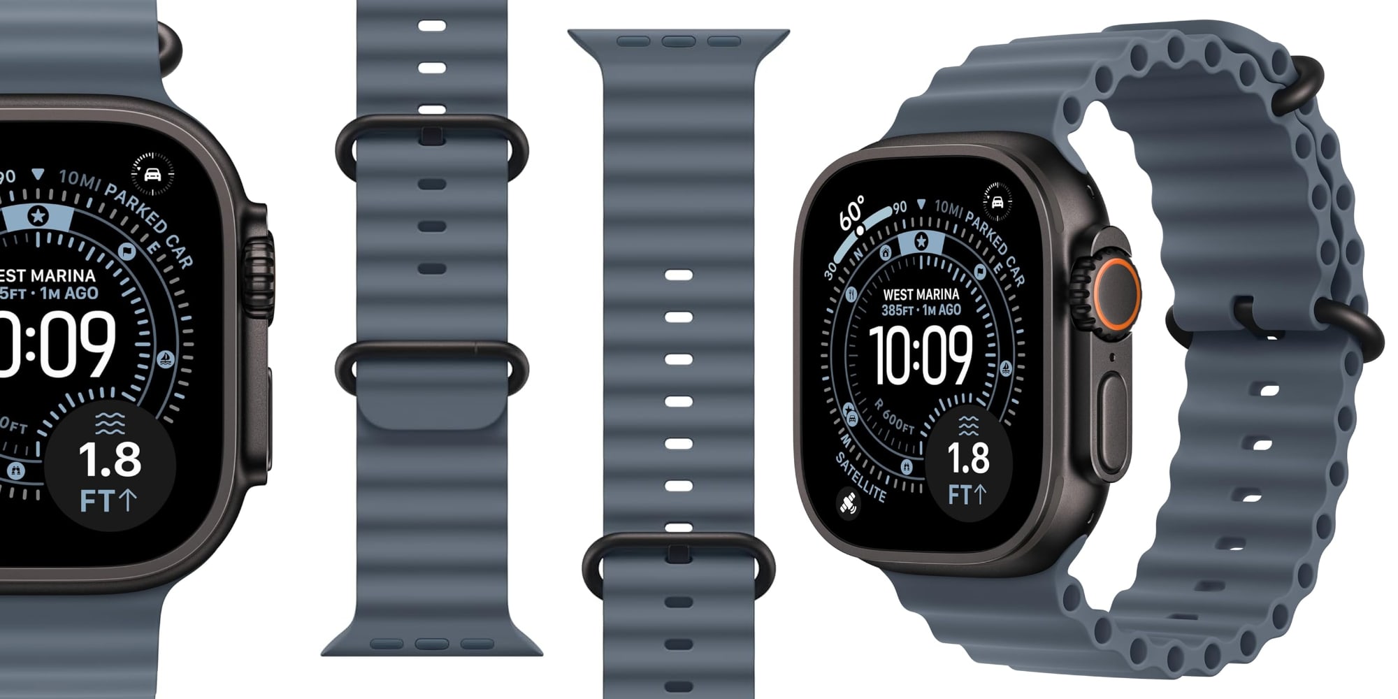 Ocean Band Anchor Blue Apple